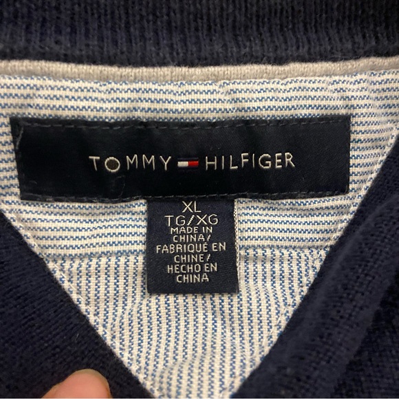 Tommy Hilfiger Argyle Sweater Green and blue - Picture 3 of 3